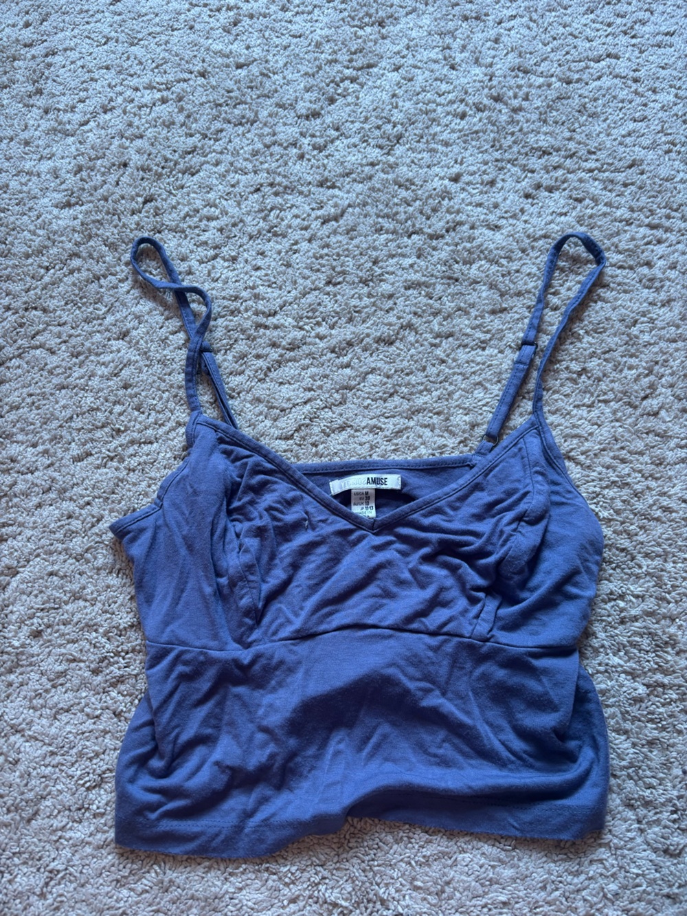 Amuse Society Blue Adjustable Strap Cami